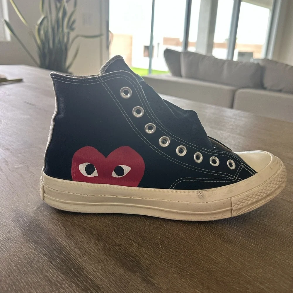 Converse x Comme des Garçons Play Chuck 70 High-Top Sneakers
